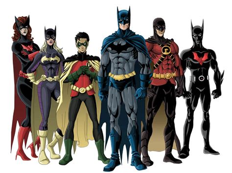 Bat family colored by phil-cho on DeviantArt