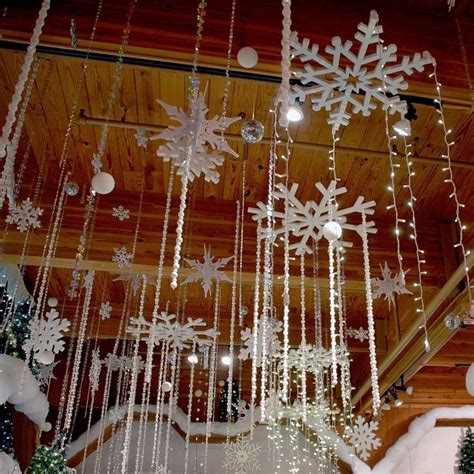 Christmas Ceiling Decoration Ideas for 2023 | Christmas ceiling decorations, Winter wonderland ...