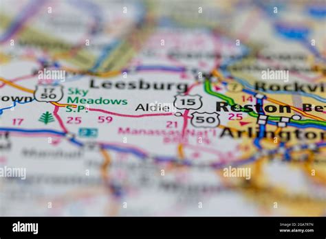 Aldie virginia map hi-res stock photography and images - Alamy