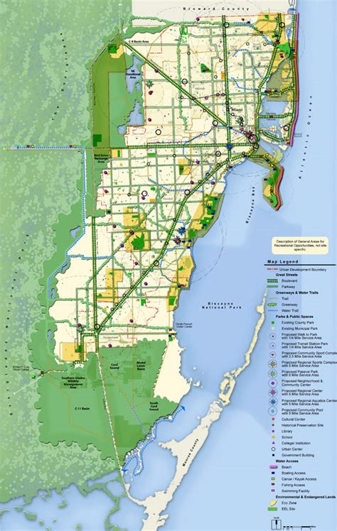 Miami-Dade County - Parks and Open Space Master Plan - Map