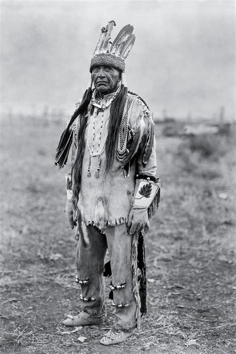 Klamath Indian Man Circa 1923 Photograph by Aged Pixel