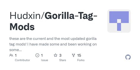 GitHub - Hudxin/Gorilla-Tag-Mods: these are the current and the most ...