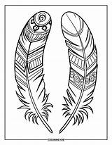 115  Feather Coloring Pages For Kids & Adults Free Printable PDFs sketch template