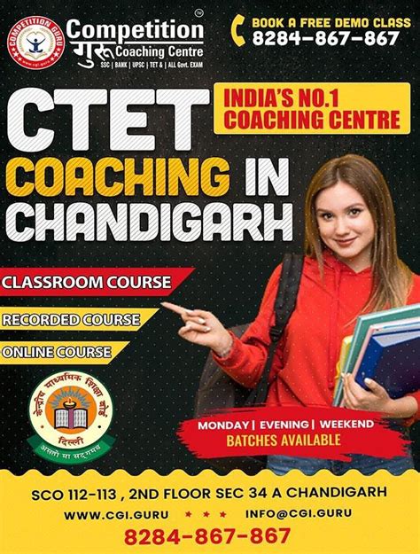 CTET Coaching in Chandigarh - Call Us@8284867867