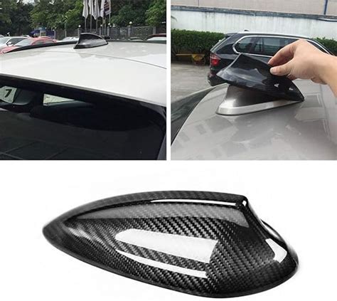 XMSM Carbon Fiber Car Shark Fin Aerial Car Antenna Cover For BMW F22 ...