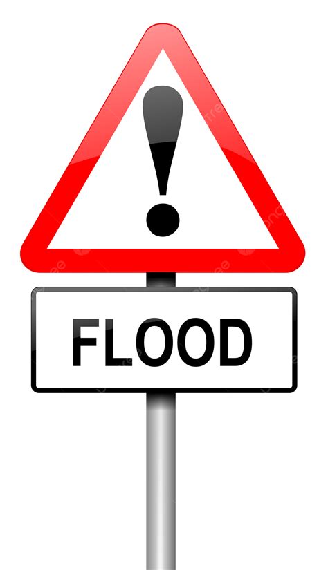 Flood Warning Sign Flood Flooding Natural Photo Background And Picture ...