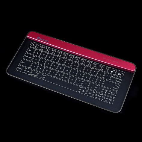 Bastron B9 Wireless Bluetooth Transparent Glass Keyboard - GEECR