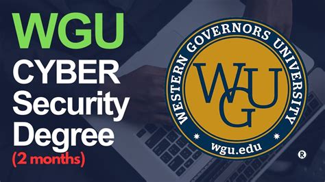 WGU Cyber Security Degree Degree in 2 months - YouTube