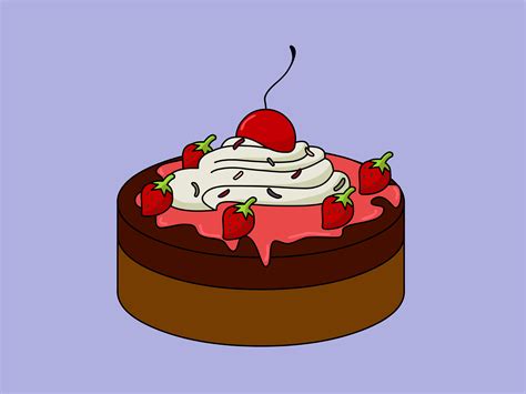 How to Draw a Cake: 8 Steps (with Pictures) - wikiHow