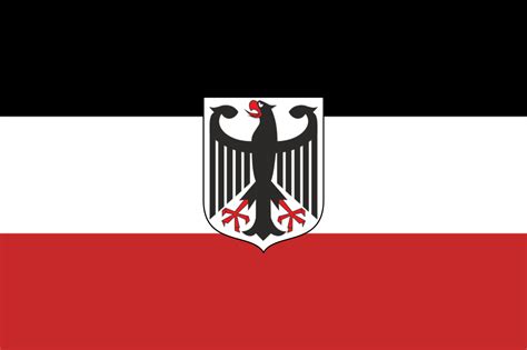 Imperial german flag with the sigil of modern Germany : r/vexillology