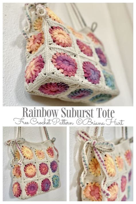 Granny Squares Bag Free Crochet Patterns - DIY Magazine | Crochet handbags patterns, Crochet bag ...