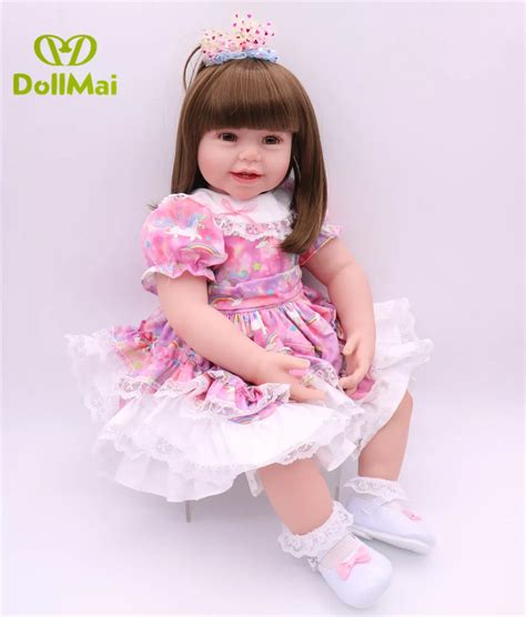 Aliexpress.com : Buy 60cm Reborn baby toddler dolls vinyl silicone ...