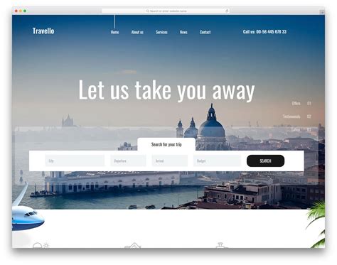 32 Best Free Travel Website Templates 2020 - Colorlib