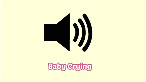 Baby Crying Sound Effect - YouTube