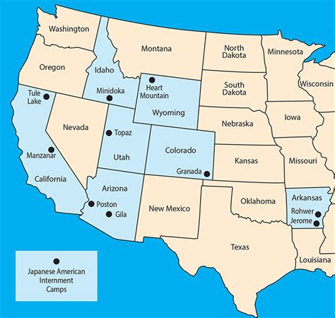 Internment Camp Locations - Encyclopedia of Arkansas