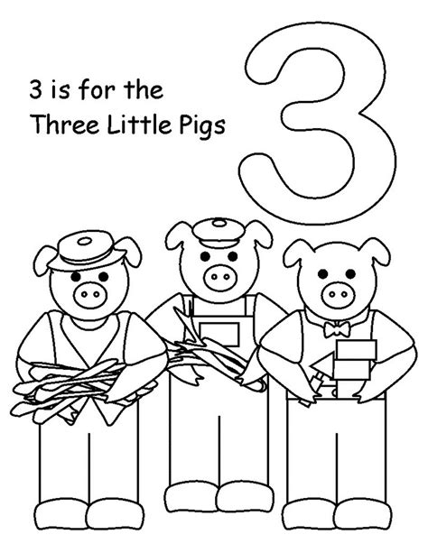 Three Little Pigs Printable