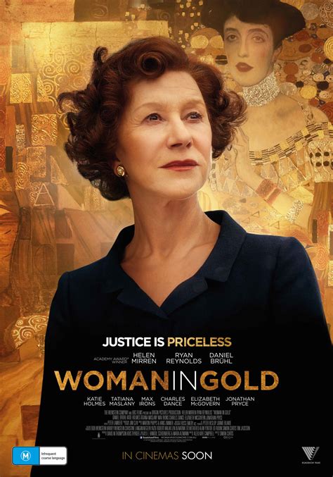 Woman In Gold, May 2015 | Woman in gold, Gold movie, Gold movie poster