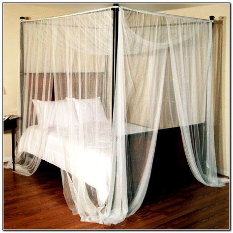 White Canopy Bed Curtains - Beds : Home Design Ideas #68QaomonVO9332