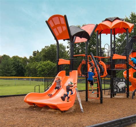 Avalanche Inclusive Playground Slide | Miracle Recreation