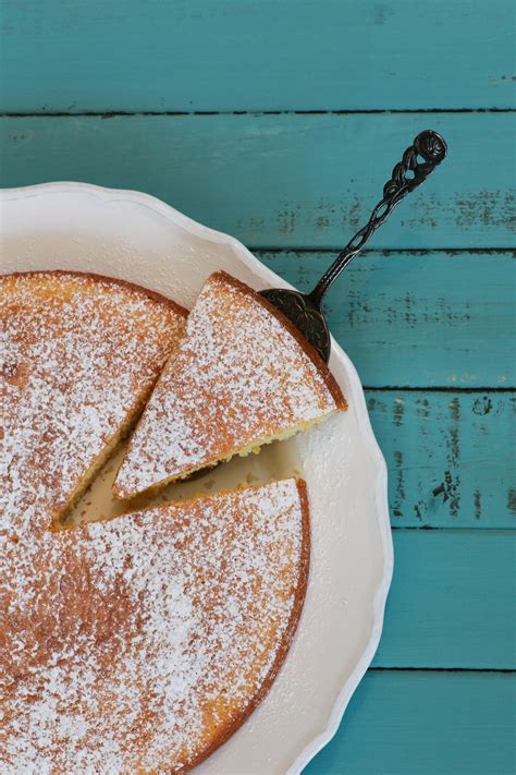 Lemon Polenta Cake with Winter Fruit Compote - Colavita Recipes