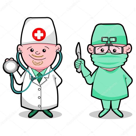 Doctor and surgeon — Stock Vector © Rajen1980 #11404244