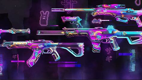 Get your neon vaporwave on with Valorant's new Glitchpop skins