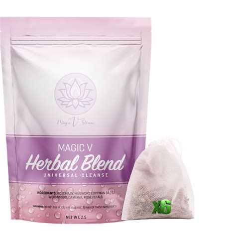 Magic V Steam/Yoni Steam Organic Herbs Blend - V Steam Herbs Tea Bags