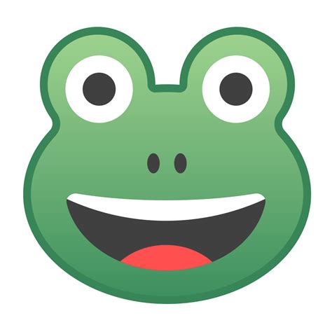 Frog face Icon | Noto Emoji Animals Nature Iconset | Google