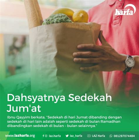 Dahsyatnya Sedekah Di Hari Jum'at - LAZ Harfa