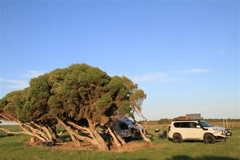 Camping on the Fitzroy River at Tyrendarra - Living life by camping full-time around Australia