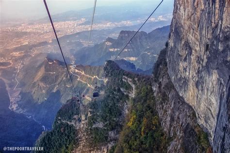 Tianmen Mountain Cable Car, China: The Most Scenic Ride of My Life | The Poor Traveler Itinerary ...