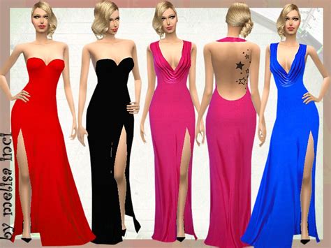 melisa inci's Bright Floor Length Dress | Sims 4 dresses, Dresses, Floor length dresses