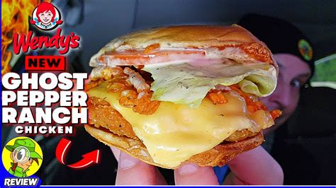 Wendy's® GHOST PEPPER RANCH CHICKEN SANDWICH Review 👧👻🌶️🐔 Bring The ...