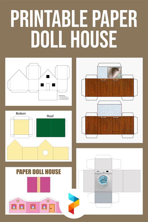 11 Best Free Printable Paper Doll House PDF for Free at Printablee