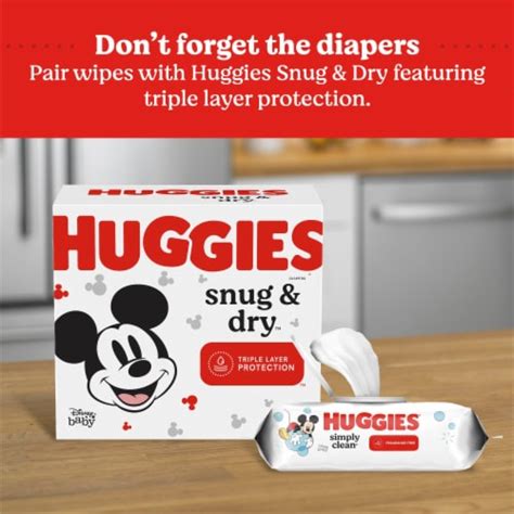 Huggies Simply Clean Unscented Baby Wipes, 6 count - Smith’s Food and Drug