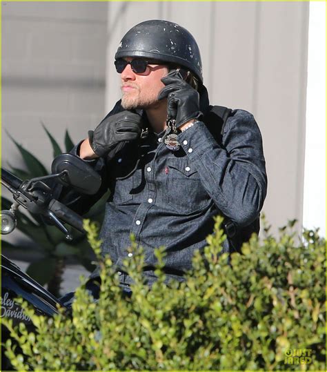 Charlie Hunnam: Motorcycle Ride on Emmys Sunday!: Photo 2958671 | Charlie Hunnam Photos | Just ...