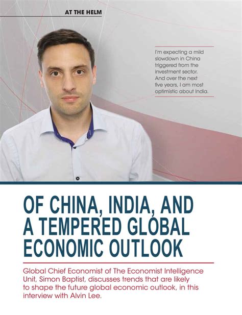 Global economic outlook: An interview with the Global Chief Economist ...