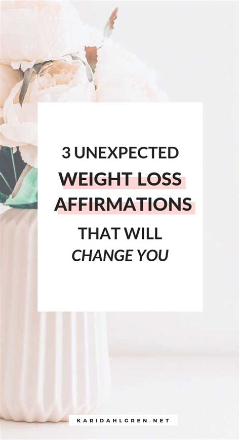 Weight Loss Affirmations: 3 Surprising Affirmations That Work