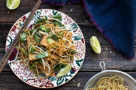 Malaysian mee goreng with braised tofu, egg noodles and bok choy ...