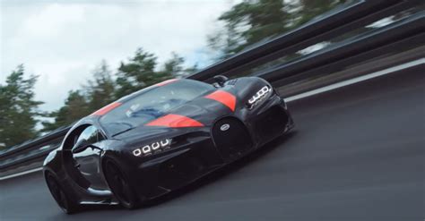 Watch a Video of Bugatti Chiron Breaking the World Speed Record