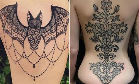 21 Stunning Lace Tattoo Ideas for Women | Page 2 of 2 | StayGlam