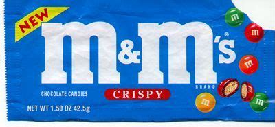 Crispy MandM's...ok this wasn't THAT long ago, but they're already gone ...