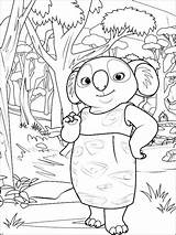 Blinky Bill coloring pages sketch template
