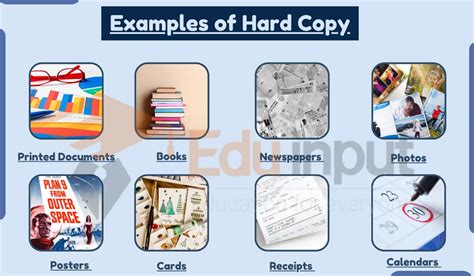 10 Examples of Hard Copy