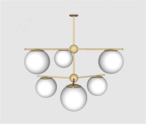 Sphere and Stem Ceiling Light – SketchUp Hub