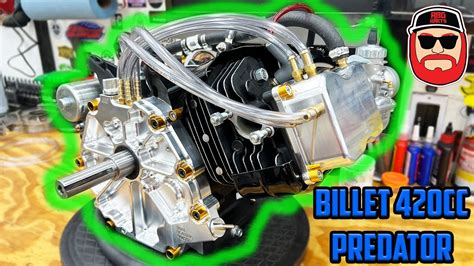 25+HP Predator 420cc Hemi Everything Billet Build ~ XXL Go Kart Engine - YouTube