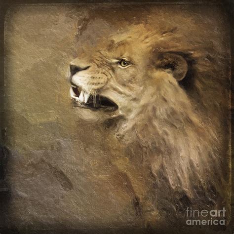 Roaring Lion Painting at PaintingValley.com | Explore collection of Roaring Lion Painting