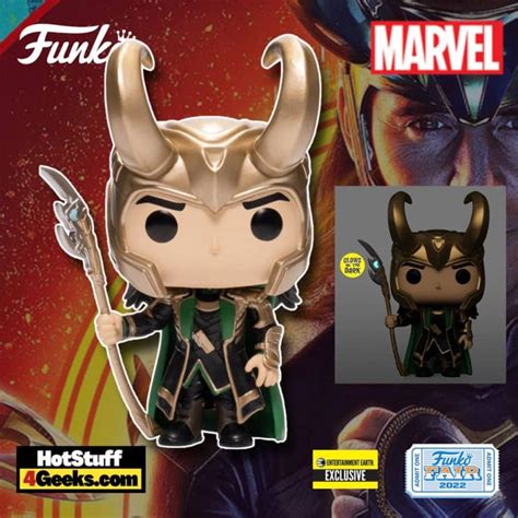 NEW Loki w/ Scepter Funko Pop! EE Exclusive Funko Fair 2022