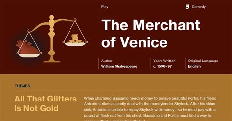 The Merchant of Venice Plot Summary | Course Hero