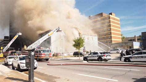 Fire destroys downtown Windsor Hotel